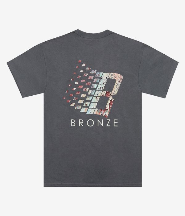 Bronze 56k Logo Rust T-Shirt (black)