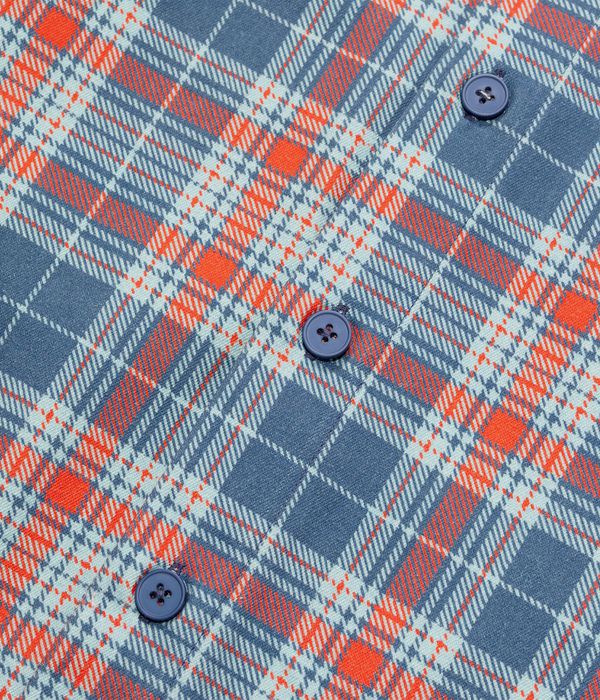Carpet Company Plaid Denim Button-Up Shirt (baby blue)