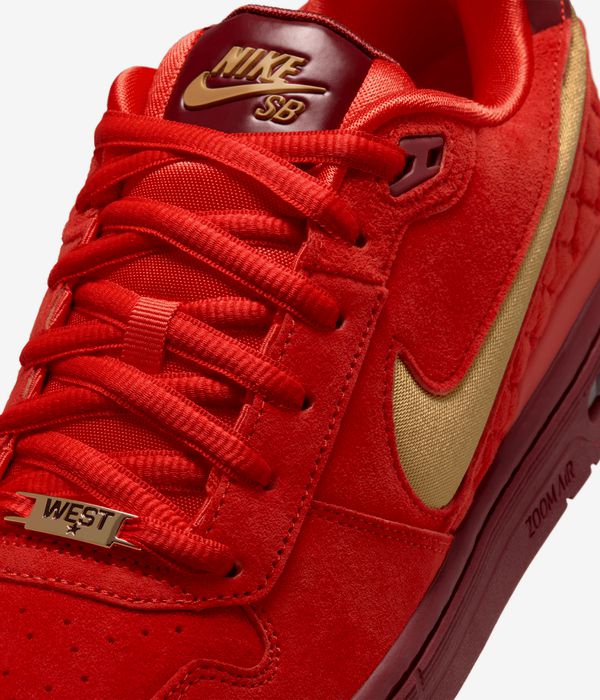 Nike SB Paul Rodriguez Zoom Air Low Shoes (habanero red and team red)