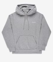 Carhartt WIP Script Embroidery Hoodie (grey heather white)