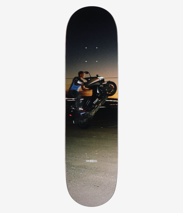 Wasted Paris x Monsieur Bonheur 8.25" Skateboard Deck (black)