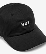 HUF Essentials OG Logo CV 6 Panel Cappellino (black)