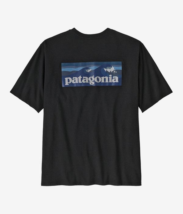 Patagonia Boardshort Logo Pocket Responsibili T-Shirt (ink black)