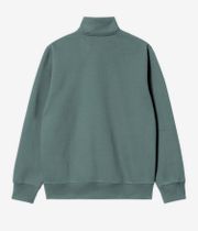 Carhartt WIP Chase Neck Zip Sweatshirt (silver pine gold)