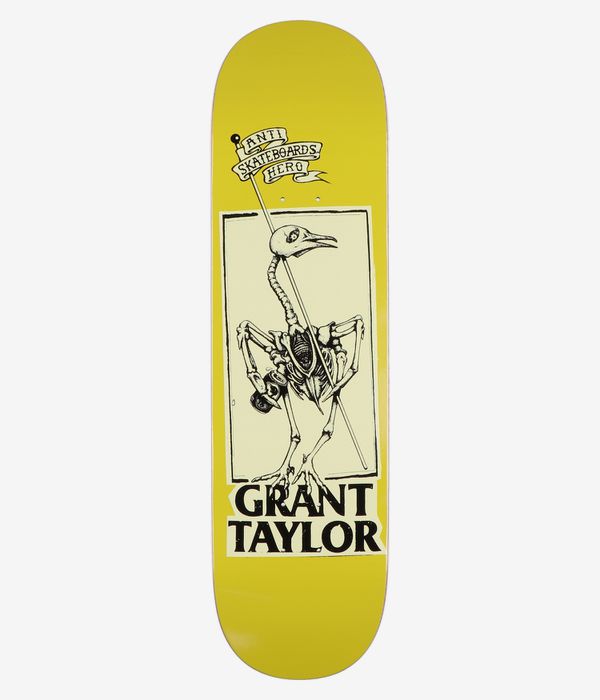 Anti Hero Grant Pigeon Vision 8.25" Planche de skateboard (yellow)
