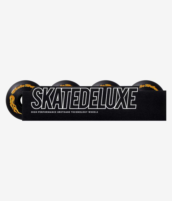 skatedeluxe Flame Conical ADV Wielen (black) 53mm 99A 4 Pack