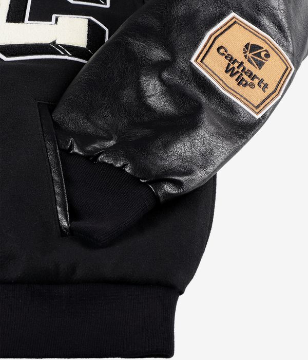 Carhartt WIP Brown Ducks Bomber Jacket (black black)