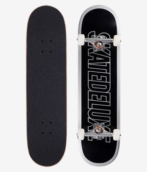 skatedeluxe Outline 8.125" Complete-Skateboard (black silver)