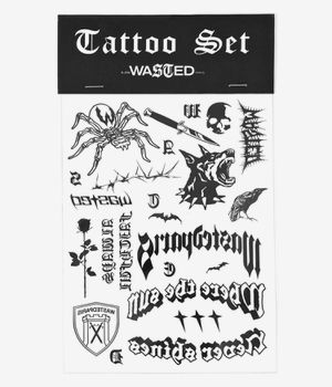 Wasted Paris City Tatoos Set Acc. (black)