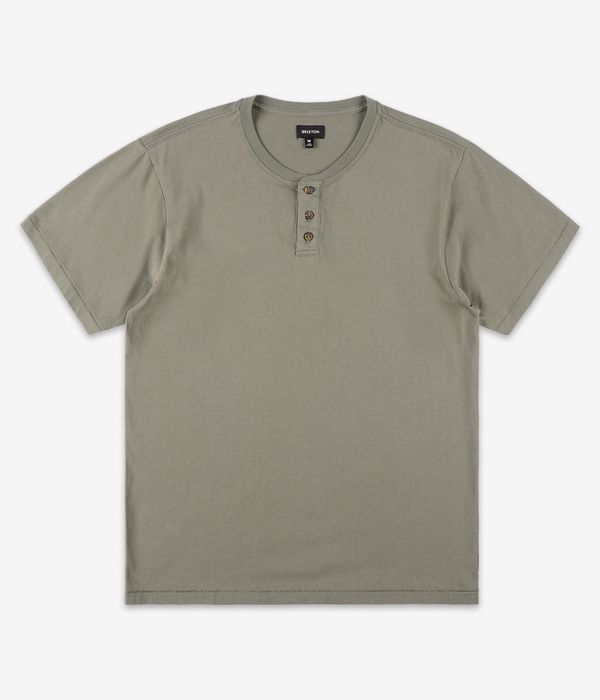 Brixton Baseline Henley T-Shirt (olive surplus vintage wash)