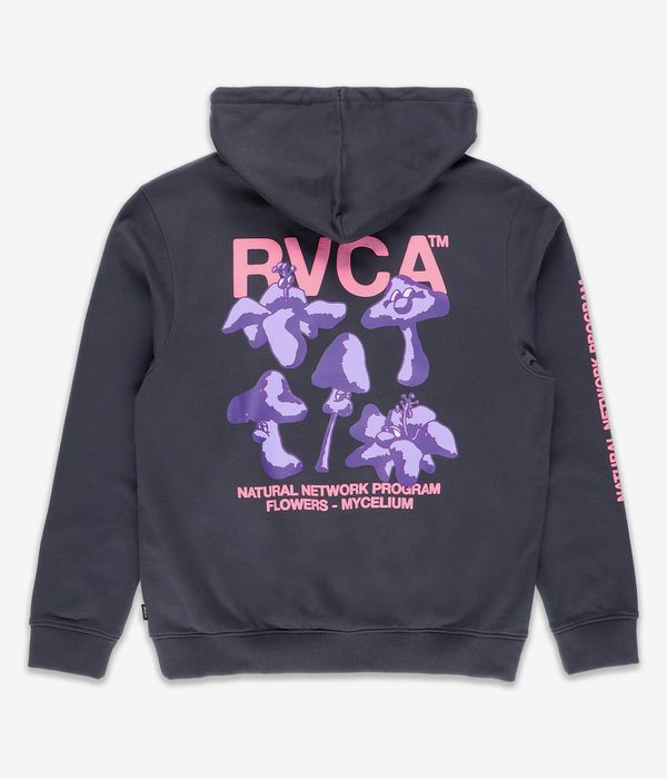 RVCA Natural Network Hoodie (garage blue)