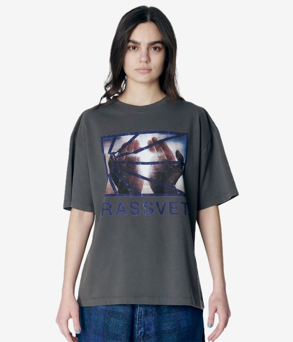 RASSVET | PACCBET Logo Knit T-shirt (black)