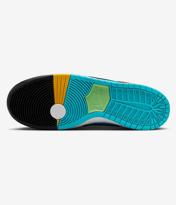 Nike SB x Di'Orr Greenwood Dunk High Decon Schuh (turquoise blue black)