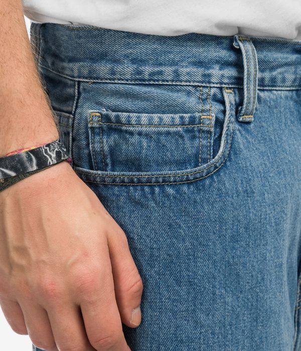 Carhartt WIP Langdon Cotton Smith Shorts (blue stone bleached)