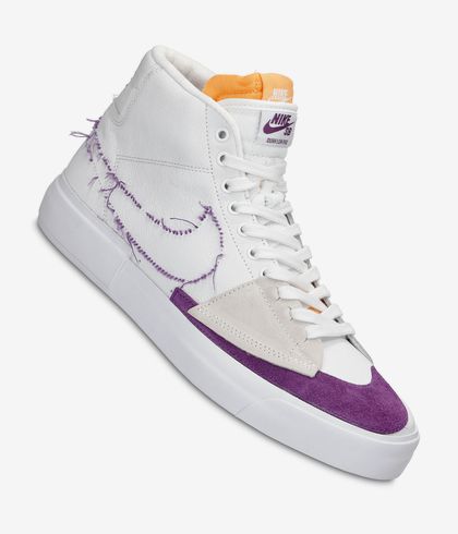 Nike Sb Zoom Blazer Mid Edge Shoes White Viotech White Buy At Skatedeluxe