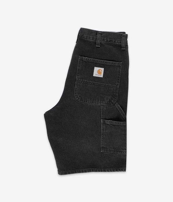 Carhartt WIP Single Knee Smith Shorts (black stone washed)