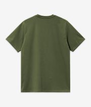 Carhartt WIP American Script Organic Camiseta (tarragon)