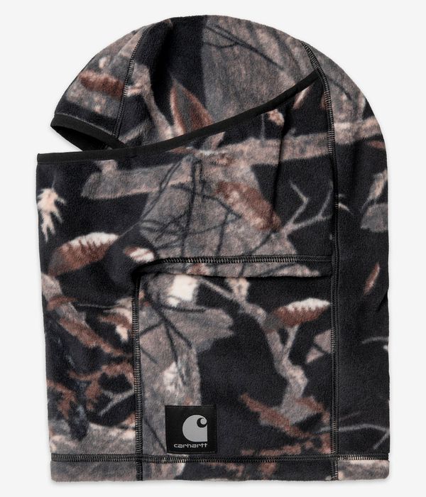Carhartt WIP Blevin Mask Bonnet (camo feather tree black)