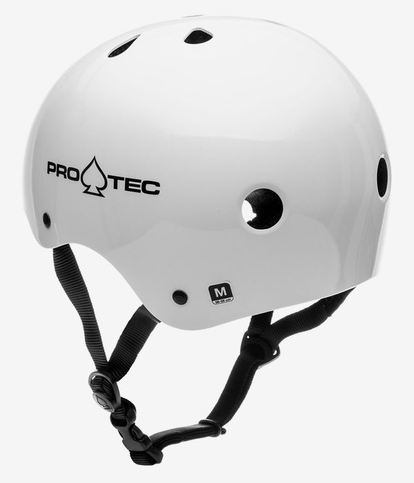 Pro-Tec Gloss White Classic Skate Helmet