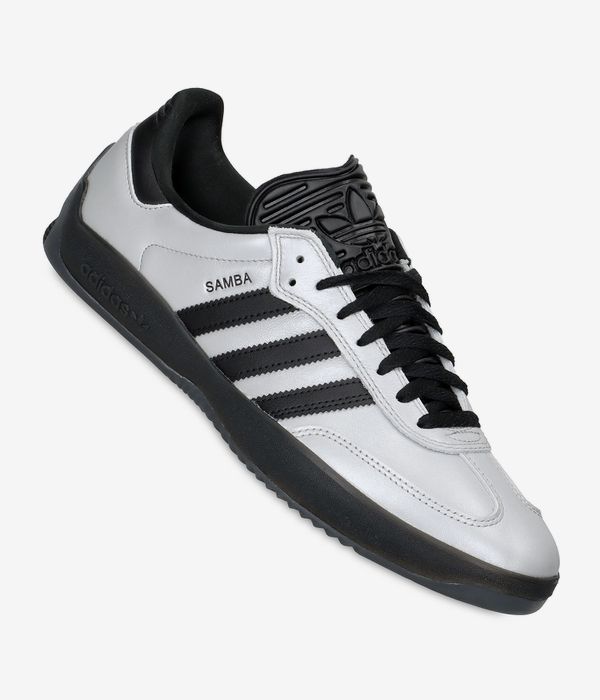adidas Skateboarding Puig Samba Shoes (silver met core black core black)