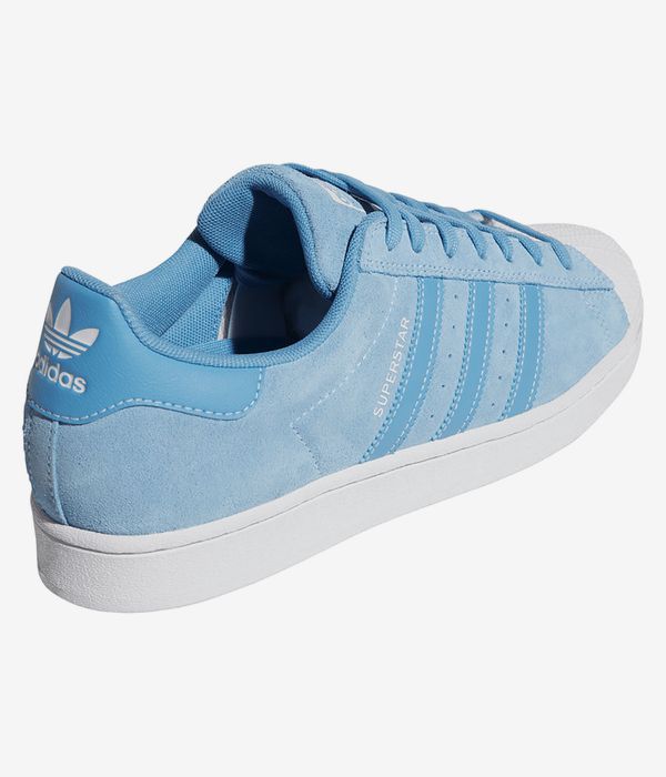 adidas Skateboarding Superstar ADV Shoes (light blue white light blue)