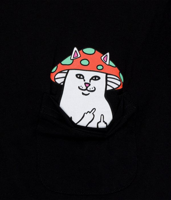 RIPNDIP Lord Shroom Pocket T-Shirt (black)