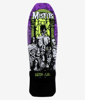 Zero x Misfits Earth A.D. 10" Tavola da skateboard (purple dipped)