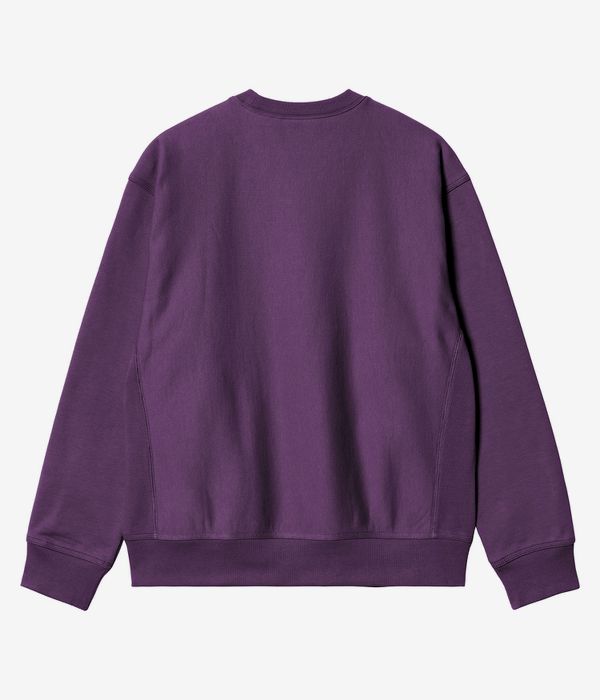 Carhartt WIP American Script Felpa (huckleberry)