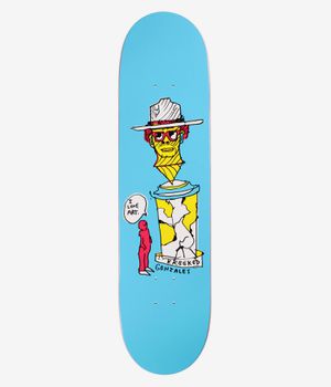 Krooked Gonzales Art Lover 8.38" Skateboard Deck (blue)