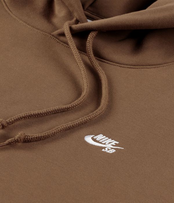 Nike SB Essential Logo sweat à capuche (mosswood brown white)