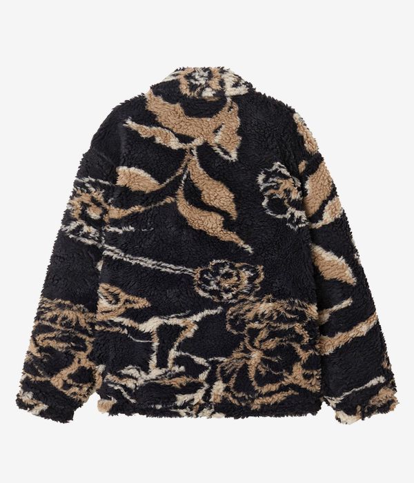 Obey Mushroom Sherpa Jacket (dark navy multi)