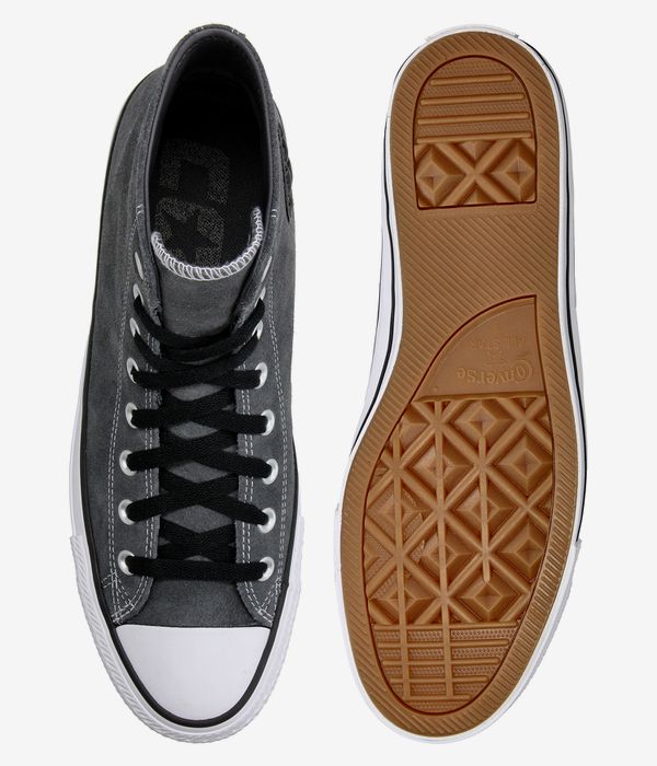 Converse CONS Chuck Taylor All Star Pro Suede Shoes (dark matter black white)
