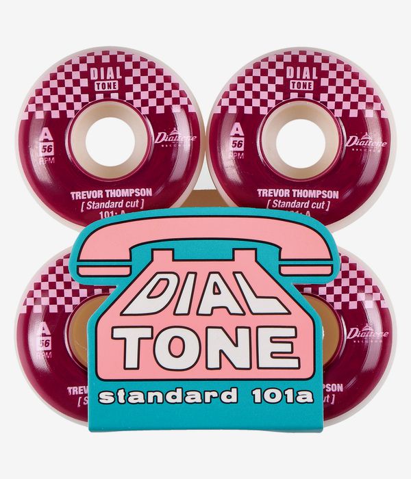 Dial Tone Thompson Capitol Standard Wheels (multi) 56mm 101A 4 Pack