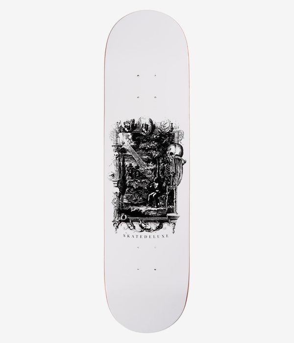 skatedeluxe Skeleton 8.25" Skateboard Deck (white black)