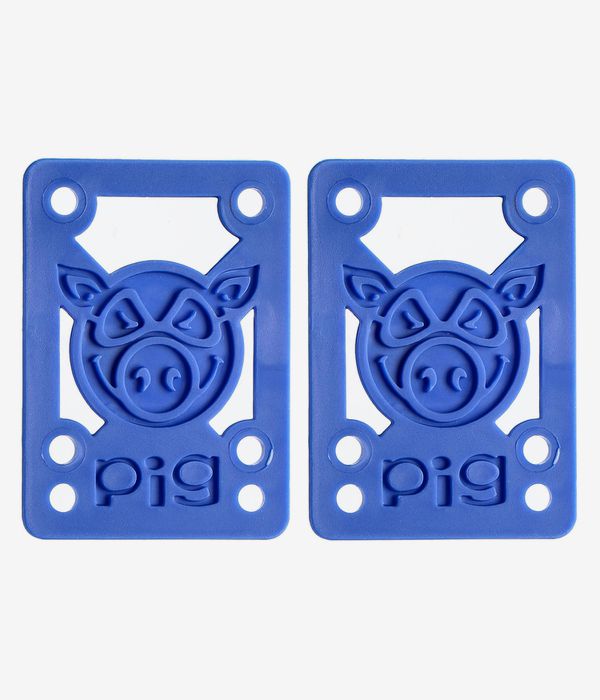 Pig Piles 1/8" Riser Pads (blue) 2er Pack