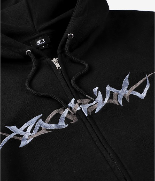 Antix Tribus Organic Zip-Sweatshirt avec capuchon (black)