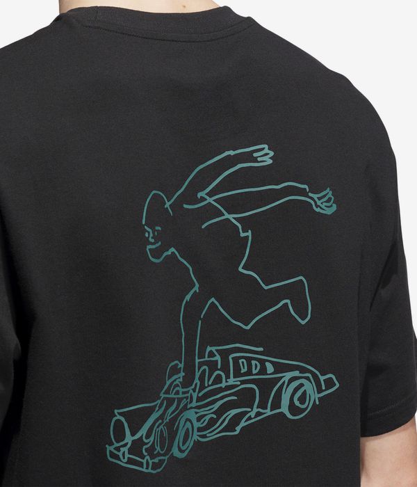 adidas Shmoo G 2 T-Shirt (black preloved teal)
