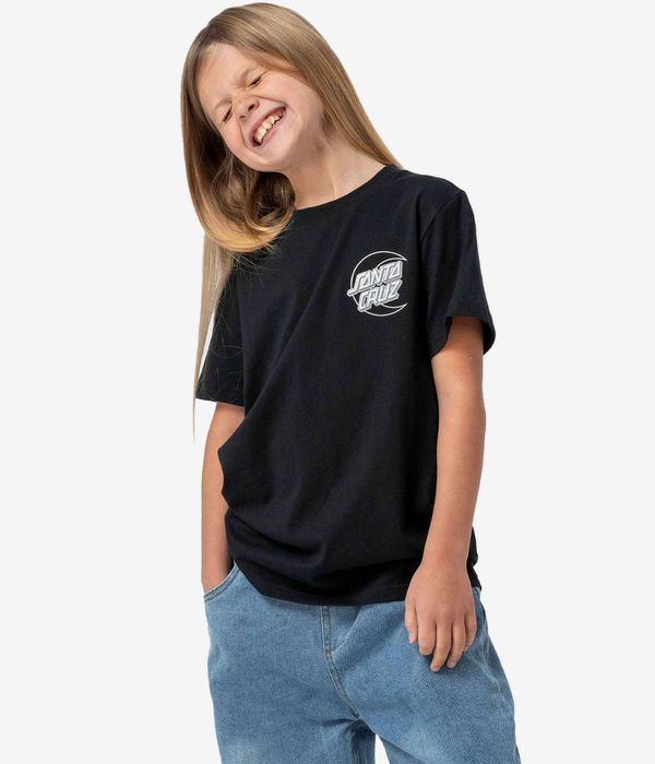 Santa Cruz Imprint Moon Dot T-Shirt kids (black)