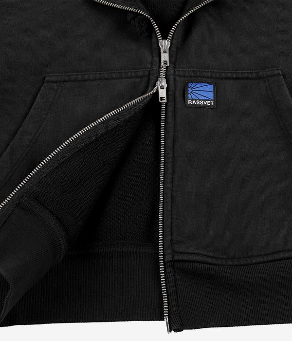 RASSVET | PACCBET Knit Zip-Hoodie (black)