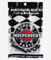 Independent 1 1/4" Set de vis (black) Phillips Flathead (tête fraisée)