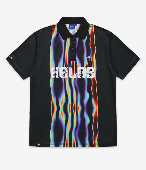 Hélas Temperature Football Jersey Polo-Shirt (black)