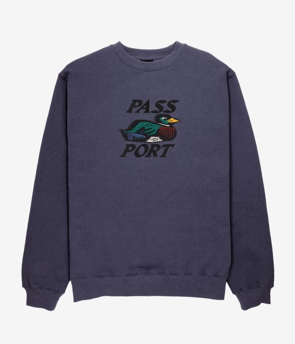 Passport Fast Duck Sweatshirt (dusty blue)