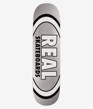 Real Team Classic Oval 7.75" Skateboard Deck (silver)