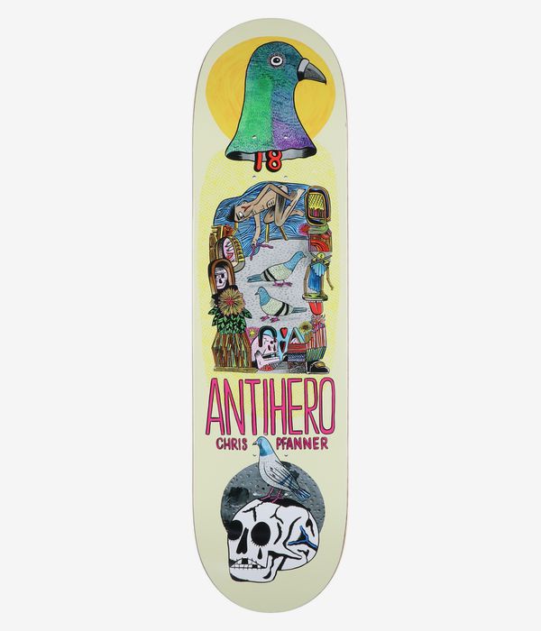 Anti Hero Pfanner Pigeon Vision 8.125" Planche de skateboard (multi)