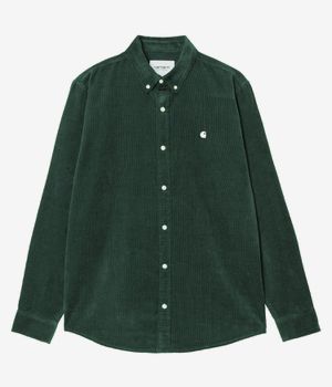 Carhartt WIP Madison Fine Cord Shirt (conifer wax)