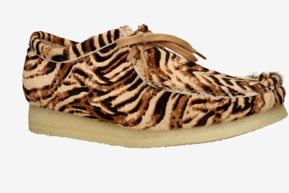 Clarks Originals Wallabee Schoen (tiger print)