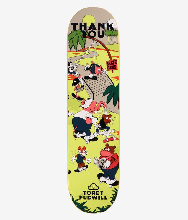Thank You Pudwill Skate Oasis 8.5" Planche de skateboard (multi)