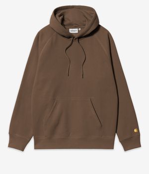 Carhartt WIP Chase sweat à capuche (chocolate gold)