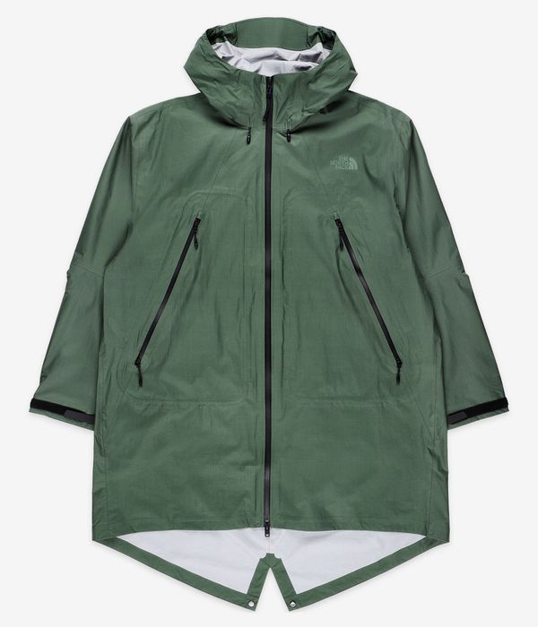 The North Face Packable Light Rain Parka Jas (duck green)