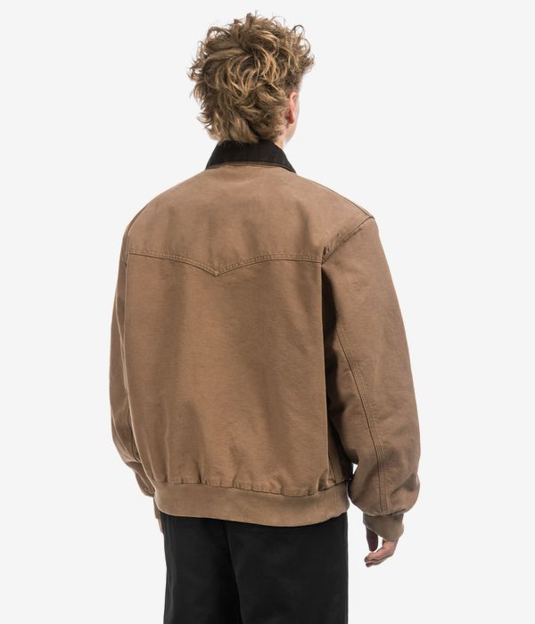 Carhartt WIP OG Santa Fe Organic Cotton Dearborn Jacke (hamilton brown tobacco grind was)